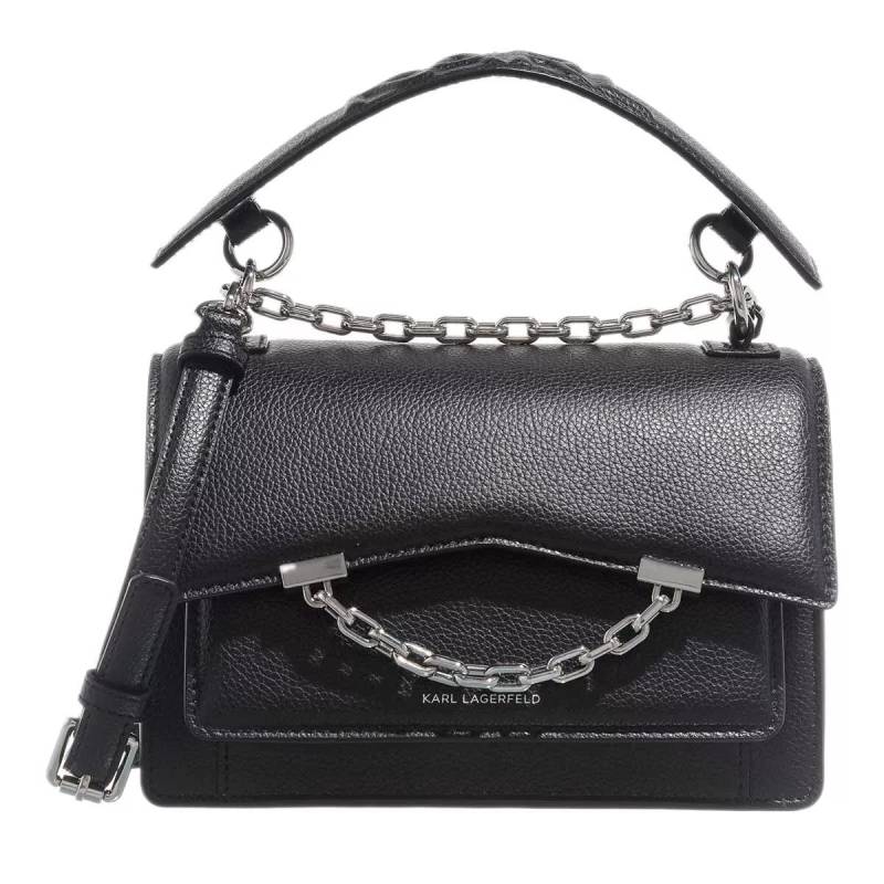 Karl Lagerfeld Schultertasche - K/Seven Grainy Sb - Gr. unisize - in Schwarz - für Damen von Karl Lagerfeld