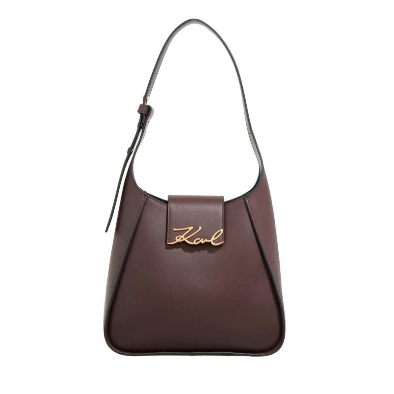 Karl Lagerfeld Schultertasche - K/Signature Hobo - Gr. unisize - in Rot - für Damen von Karl Lagerfeld