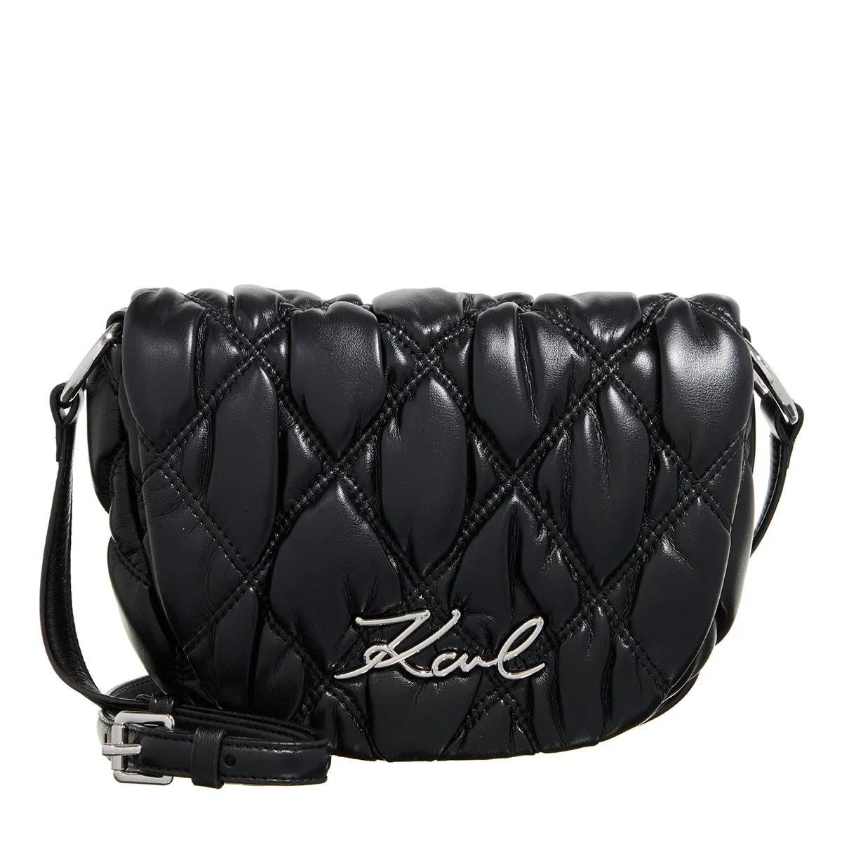 Karl Lagerfeld Schultertasche - K/Signature Kuilt Cb - Gr. unisize - in Schwarz - für Damen von Karl Lagerfeld