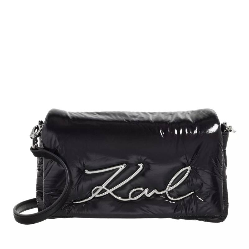 Karl Lagerfeld Umhängetasche - K/Signature Soft Shb Nylon - Gr. unisize - in Schwarz - für Damen von Karl Lagerfeld