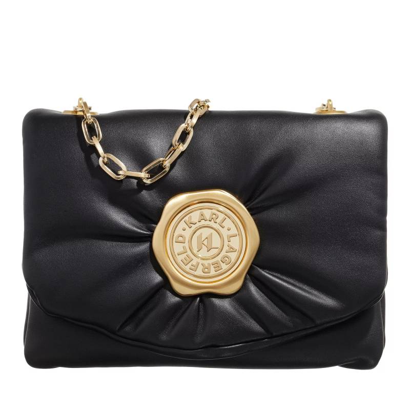 Karl Lagerfeld Umhängetasche - K/Stamp Sm Crossbody - Gr. unisize - in Schwarz - für Damen von Karl Lagerfeld