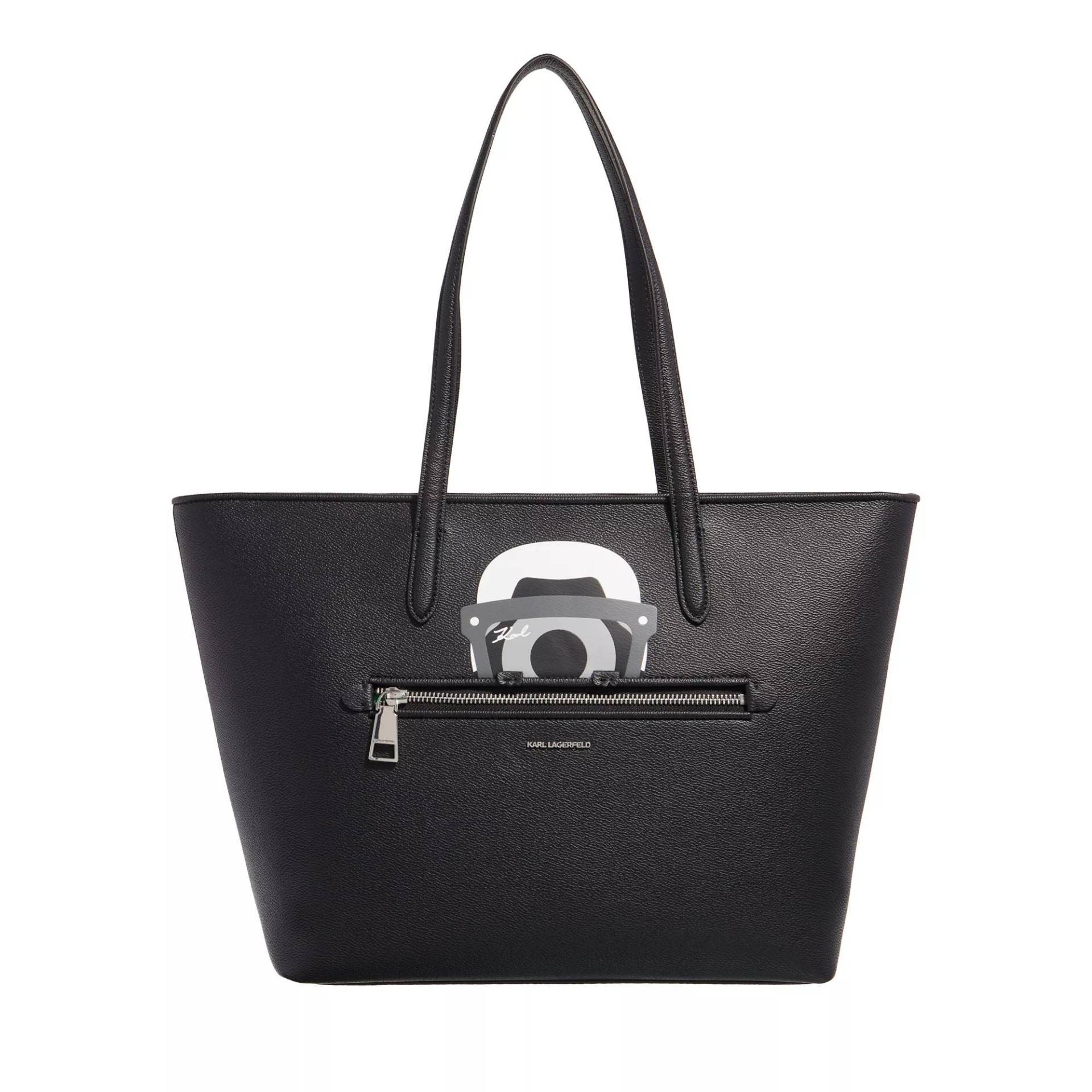 Karl Lagerfeld Schultertasche - Klxdd Cc Tote - Gr. unisize - in Schwarz - für Damen von Karl Lagerfeld