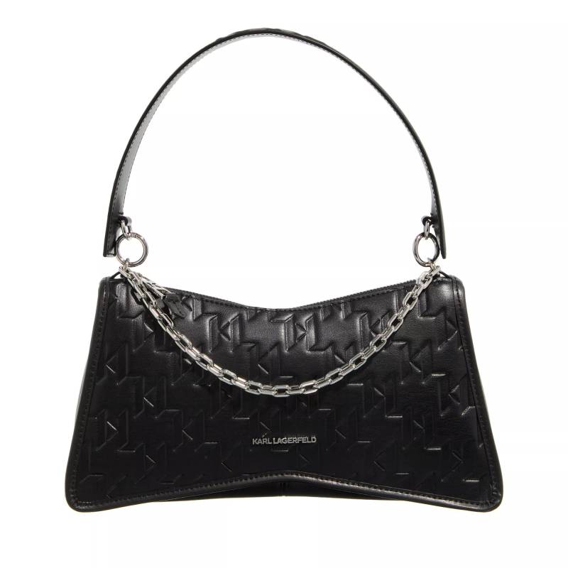 Karl Lagerfeld Umhängetasche - K/Seven Element Shb Embossed - Gr. unisize - in Schwarz - für Damen von Karl Lagerfeld