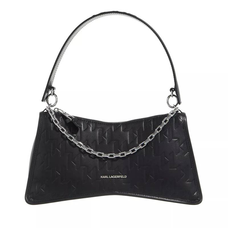 Karl Lagerfeld Umhängetasche - Seven Element Shb Embossed - Gr. unisize - in Schwarz - für Damen von Karl Lagerfeld