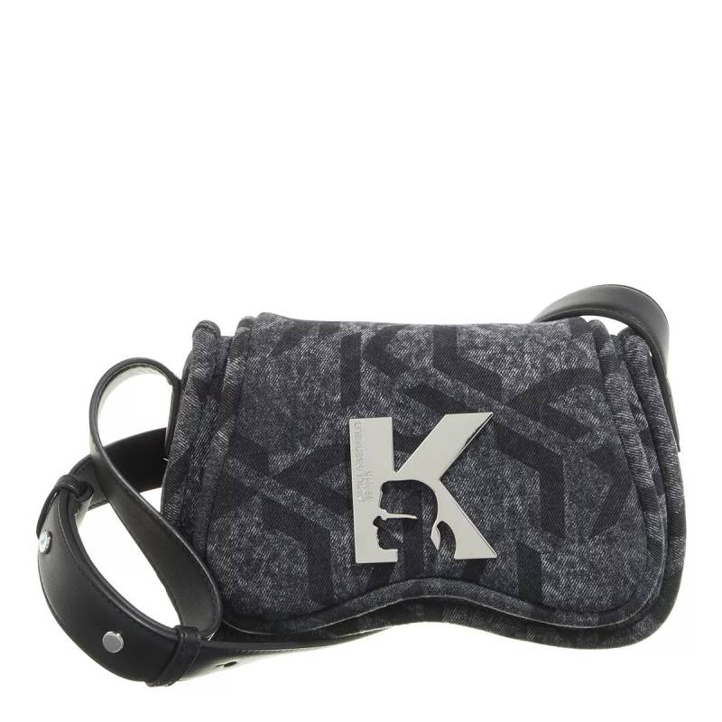 Karl Lagerfeld Jeans Schultertasche - Sunglasses Crossbody Dnm - Gr. unisize - in Grau - für Damen von Karl Lagerfeld Jeans