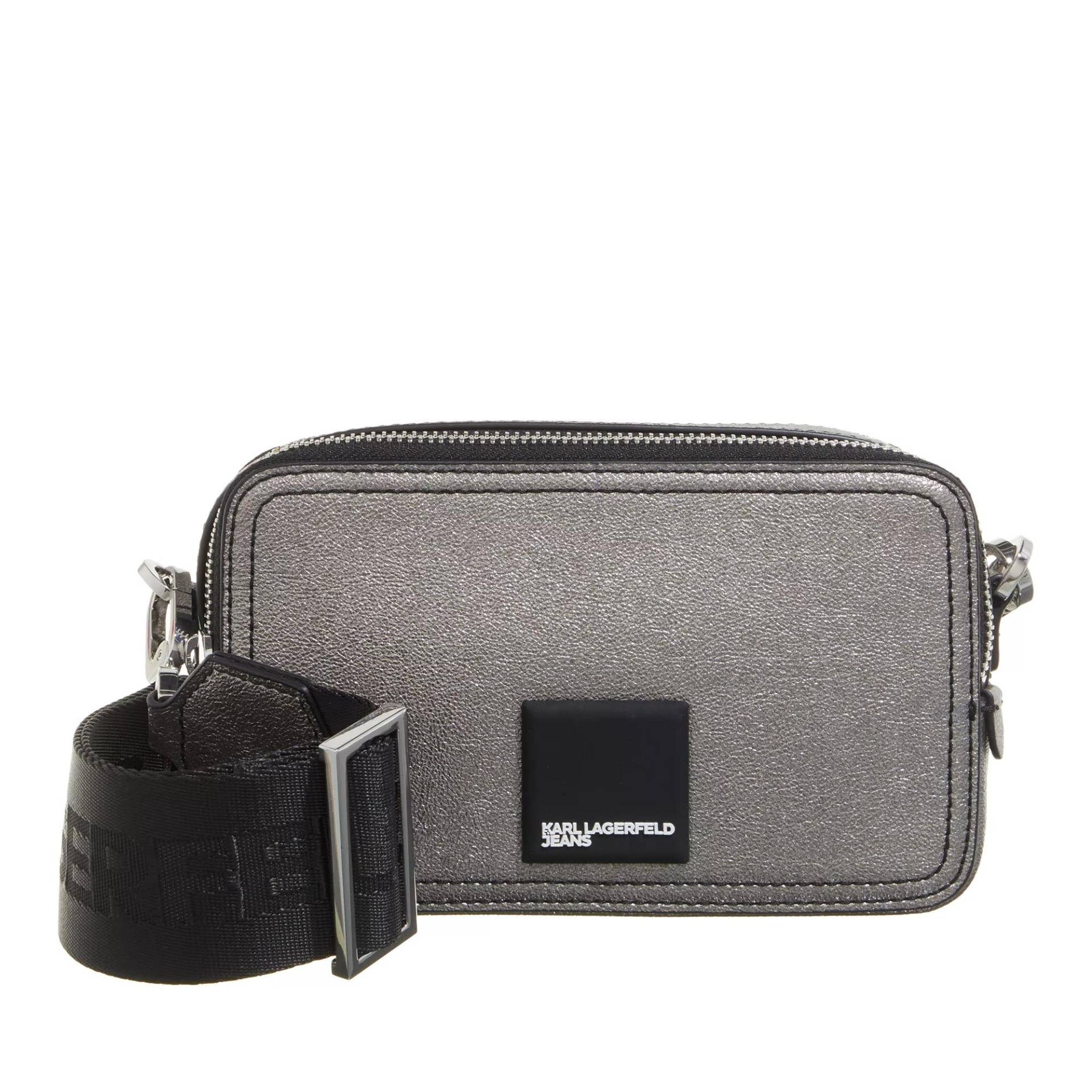 Karl Lagerfeld Jeans Umhängetasche - Tech Leather Camera Bag Patch - für Damen von Karl Lagerfeld Jeans
