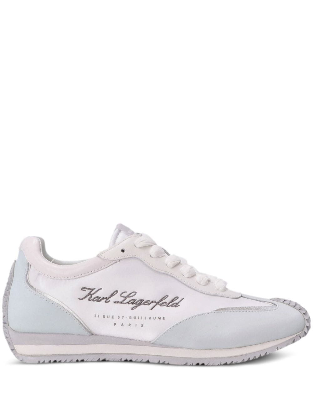 Karl Lagerfeld Velocette Hotel Karl Lo Lace sneakers - White von Karl Lagerfeld