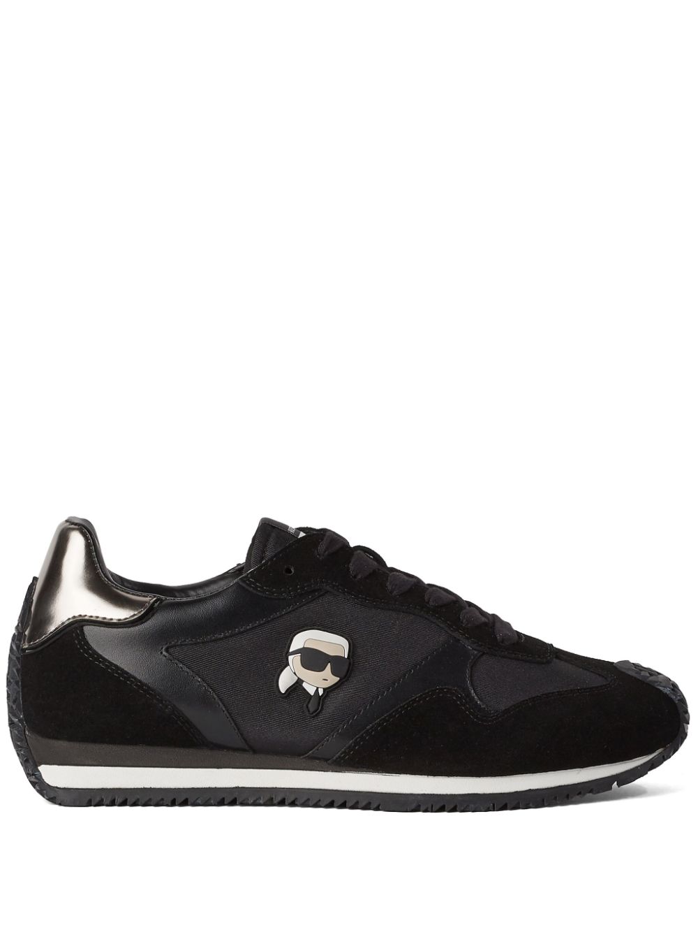 Karl Lagerfeld Ikon NFT appliqué-detail sneakers - Black von Karl Lagerfeld