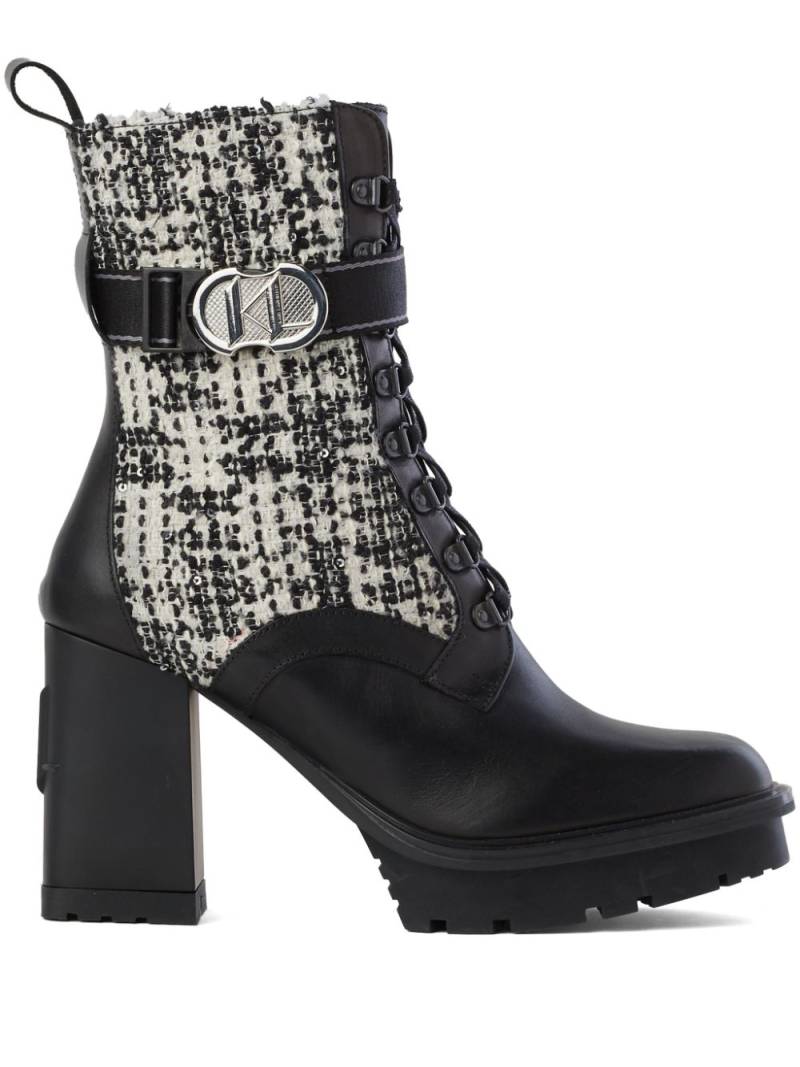 Karl Lagerfeld Voyage 90mm boots - Black von Karl Lagerfeld