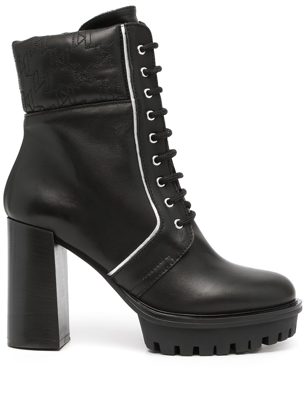 Karl Lagerfeld Voyage IV lace-up boots - Black von Karl Lagerfeld