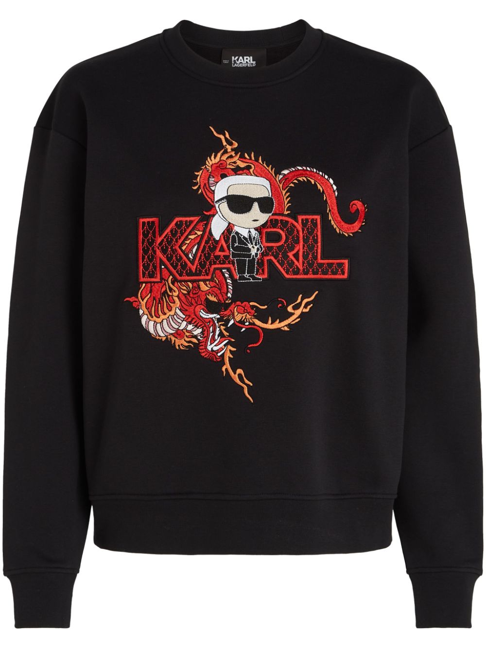 Karl Lagerfeld Year of the Dragon Ikon sweatshirt - Black von Karl Lagerfeld