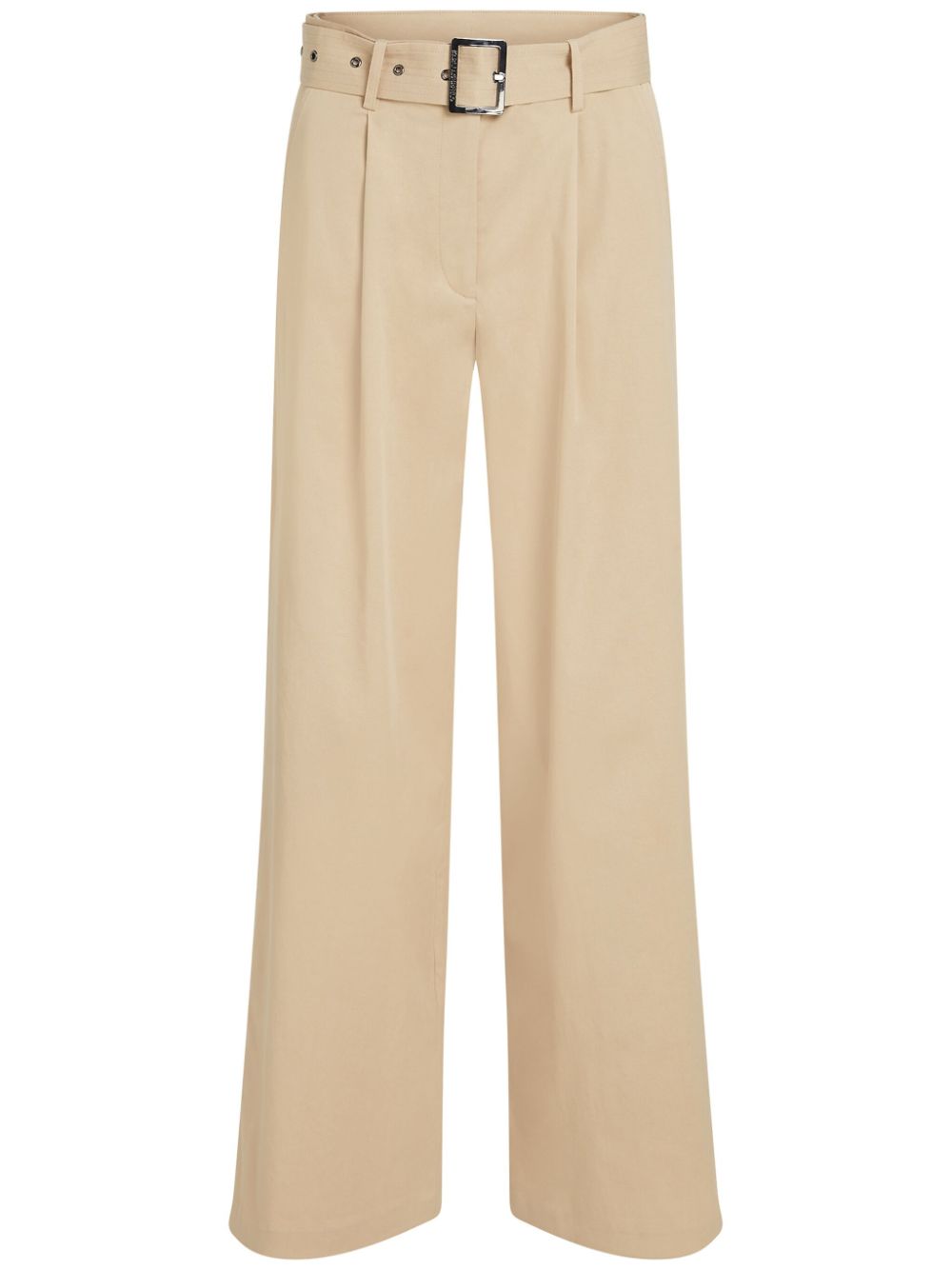 Karl Lagerfeld high-rise wide-leg trousers - Neutrals von Karl Lagerfeld