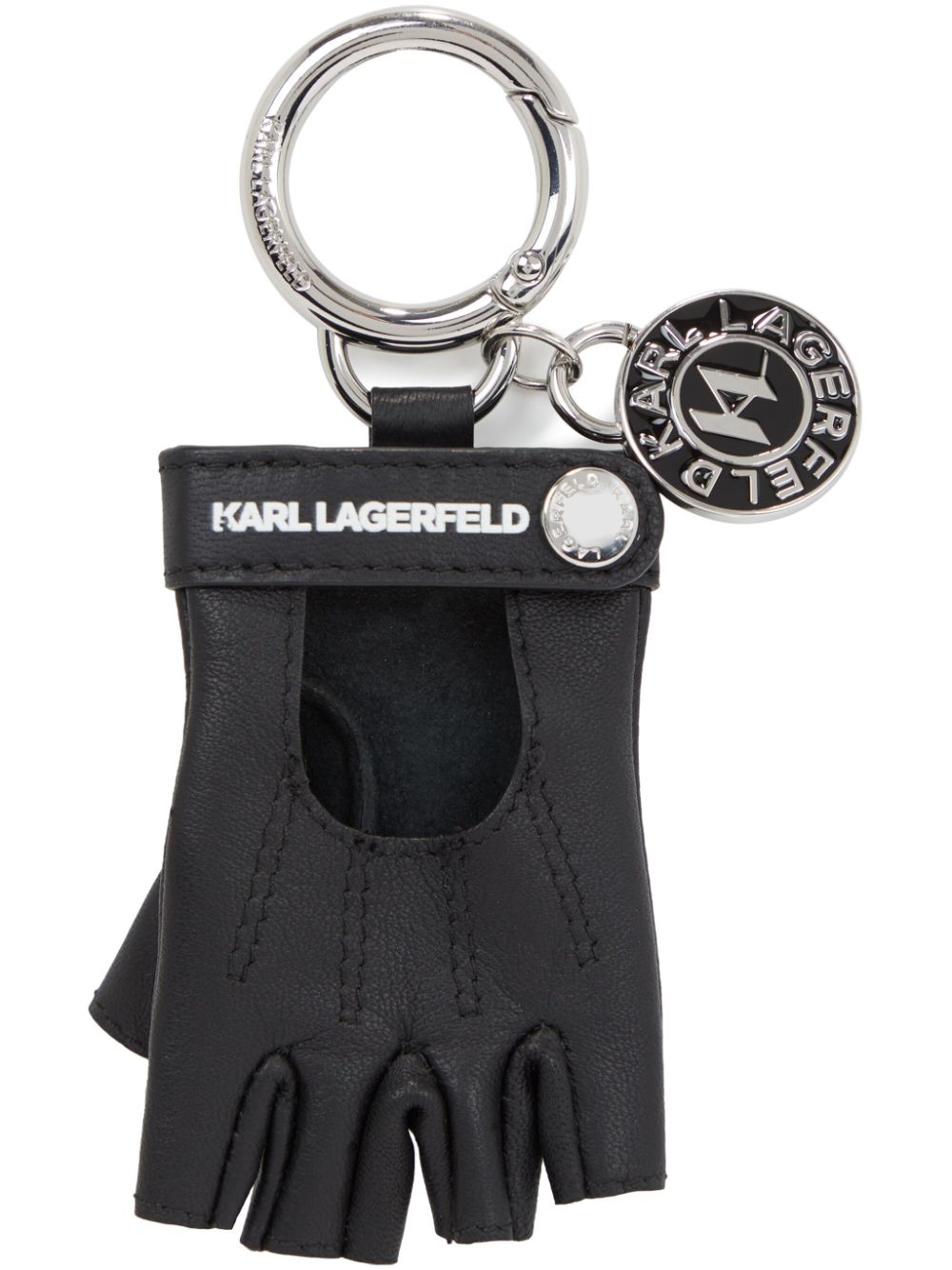 Karl Lagerfeld biker glove keychain - Black von Karl Lagerfeld