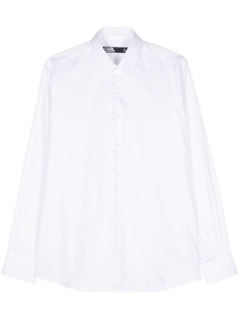 Karl Lagerfeld classic-collar shirt - White von Karl Lagerfeld