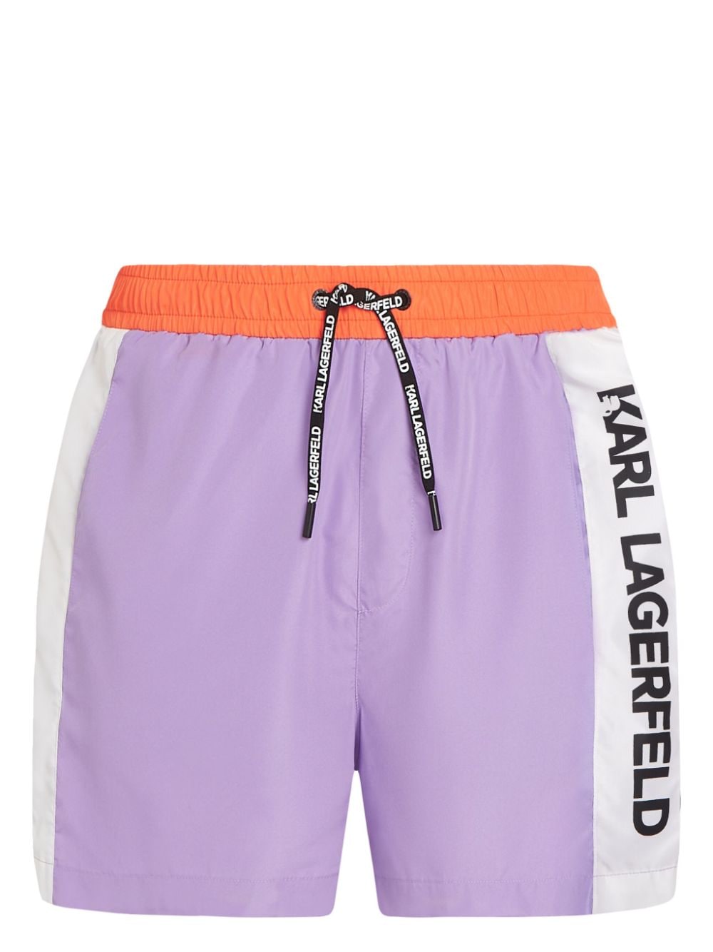 Karl Lagerfeld colour-block swim shorts - Purple von Karl Lagerfeld