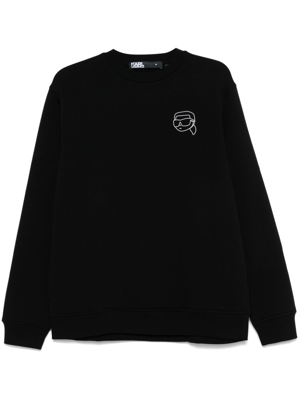 Karl Lagerfeld crew-neck sweatshirt - Black von Karl Lagerfeld