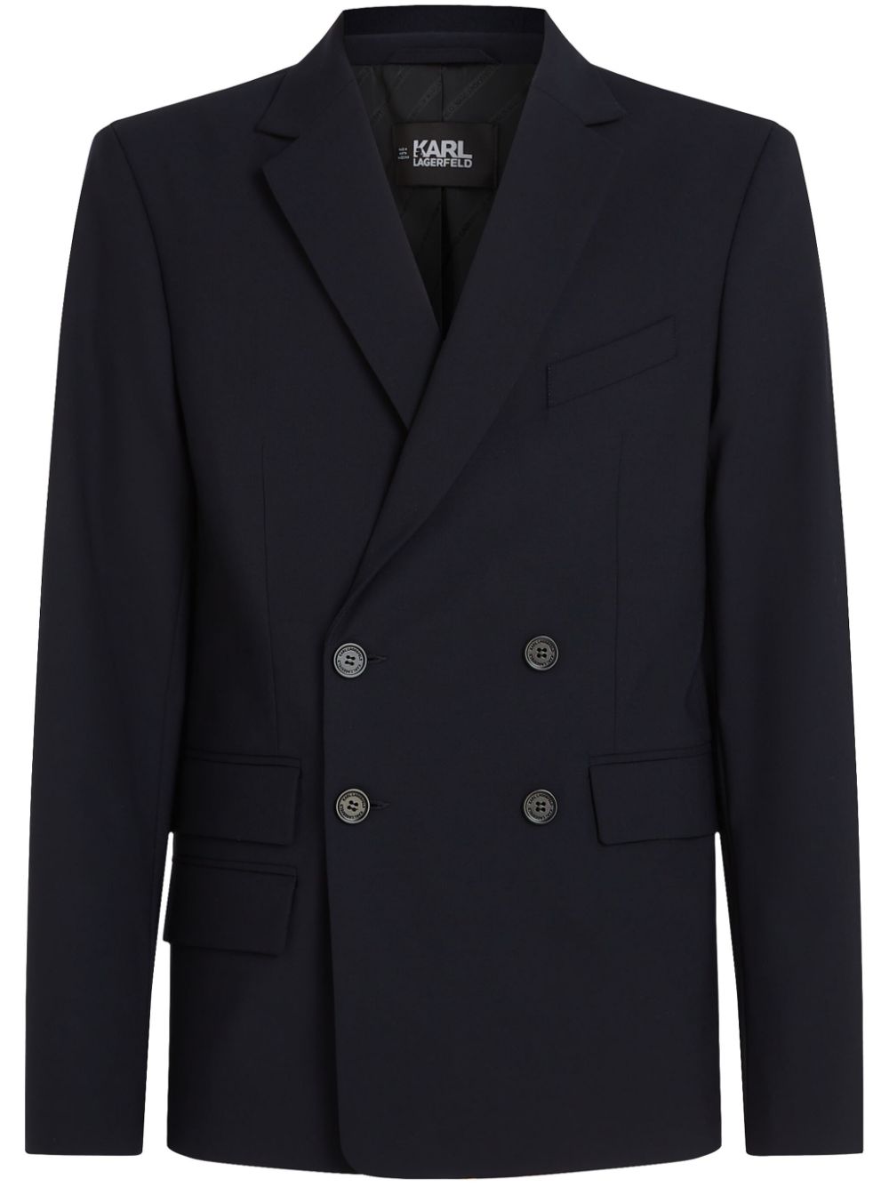 Karl Lagerfeld double-breasted blazer - Black von Karl Lagerfeld