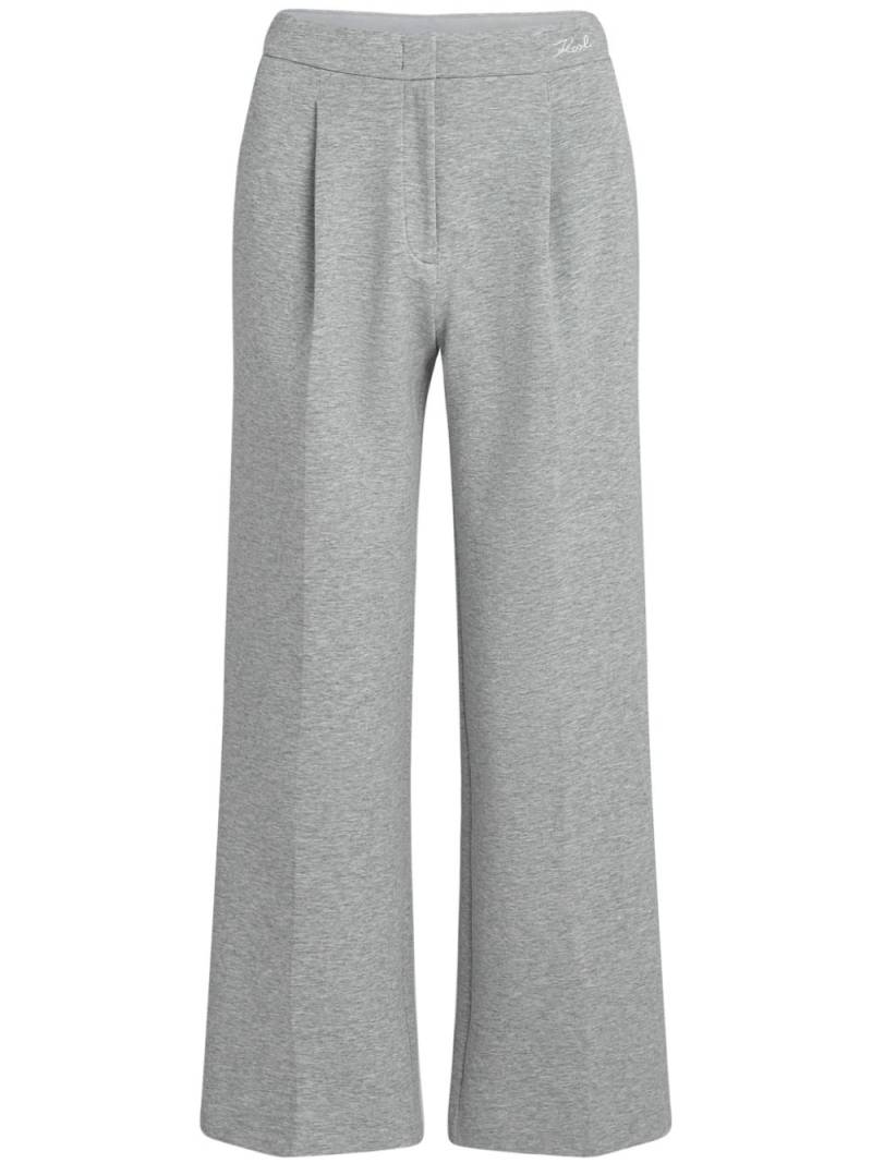 Karl Lagerfeld double jersey sweatpants - Grey von Karl Lagerfeld