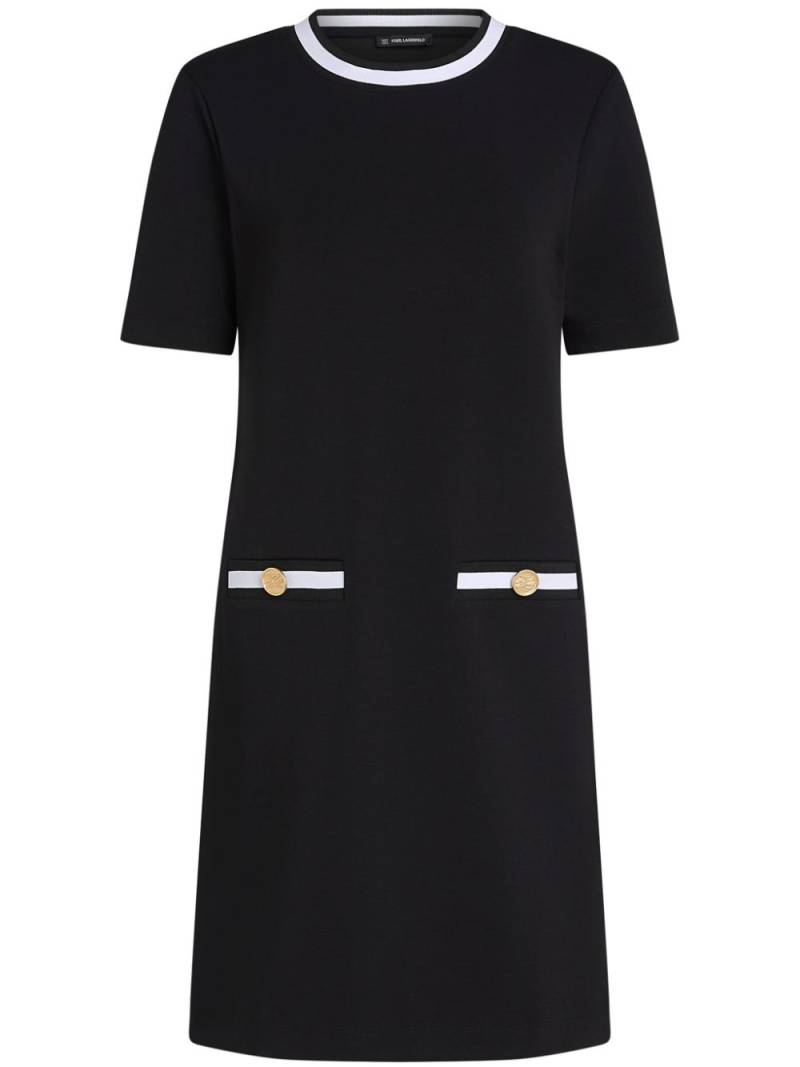 Karl Lagerfeld essential T-shirt dress - Black von Karl Lagerfeld