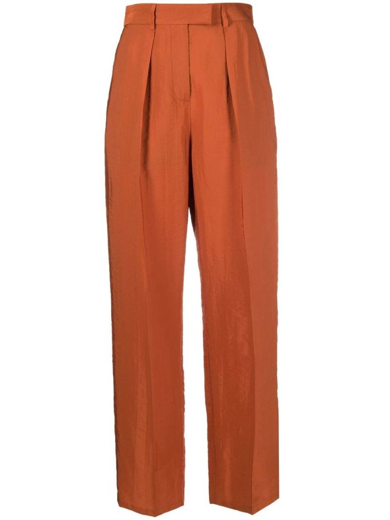 Karl Lagerfeld high-rise tailored trousers - Orange von Karl Lagerfeld