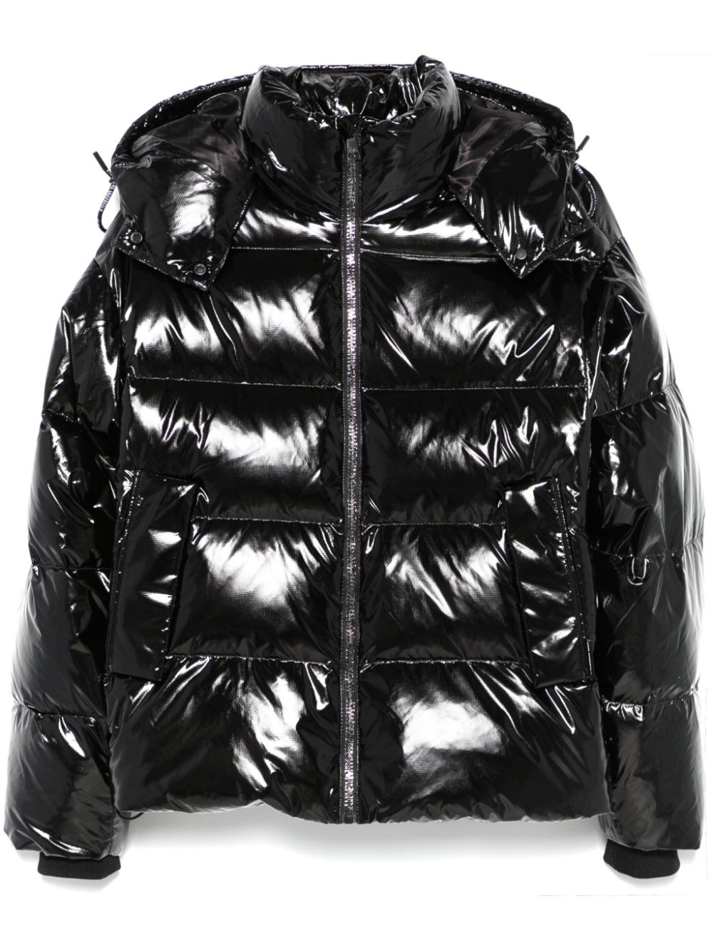 Karl Lagerfeld hooded puffer jacket - Black von Karl Lagerfeld