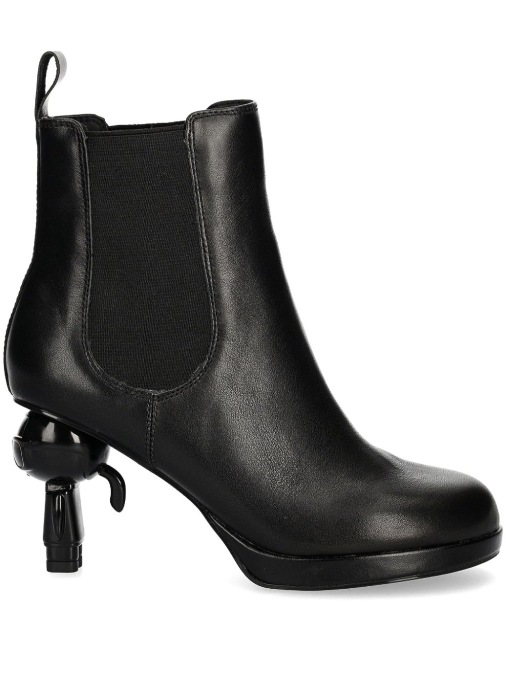 Karl Lagerfeld leather ankle boots - Black von Karl Lagerfeld