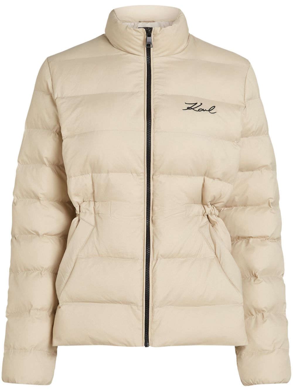 Karl Lagerfeld lightweight puffer jacket - Neutrals von Karl Lagerfeld