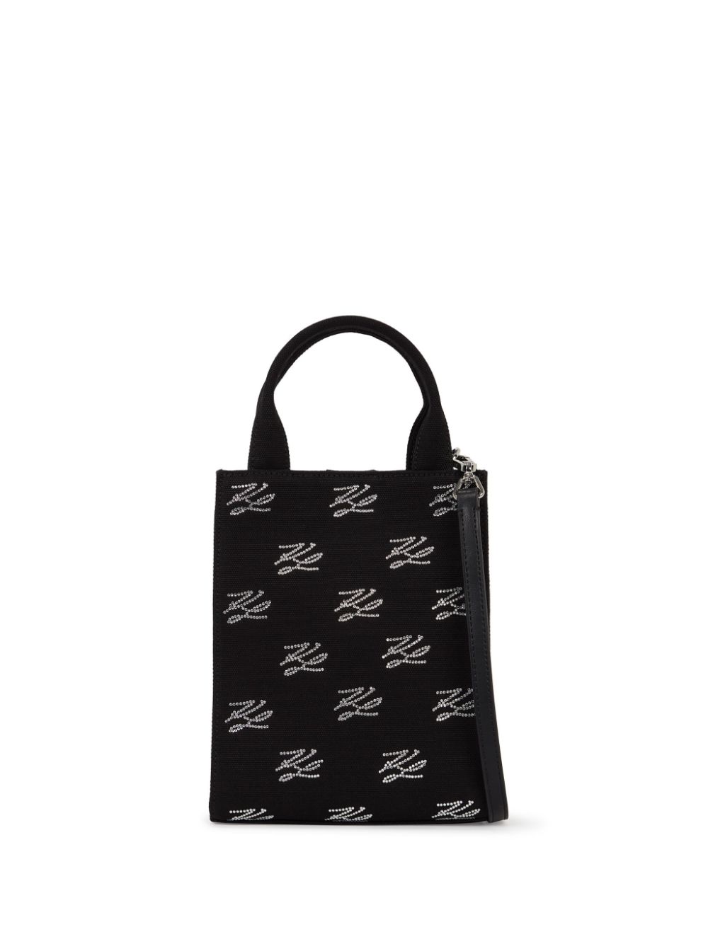 Karl Lagerfeld logo-embellished tote bag - Black von Karl Lagerfeld