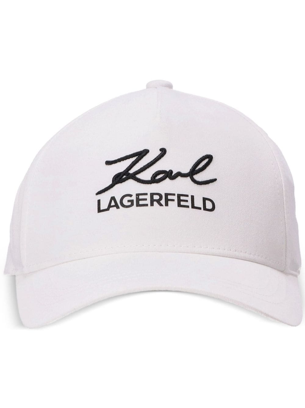 Karl Lagerfeld logo-embroidered baseball cap - White von Karl Lagerfeld