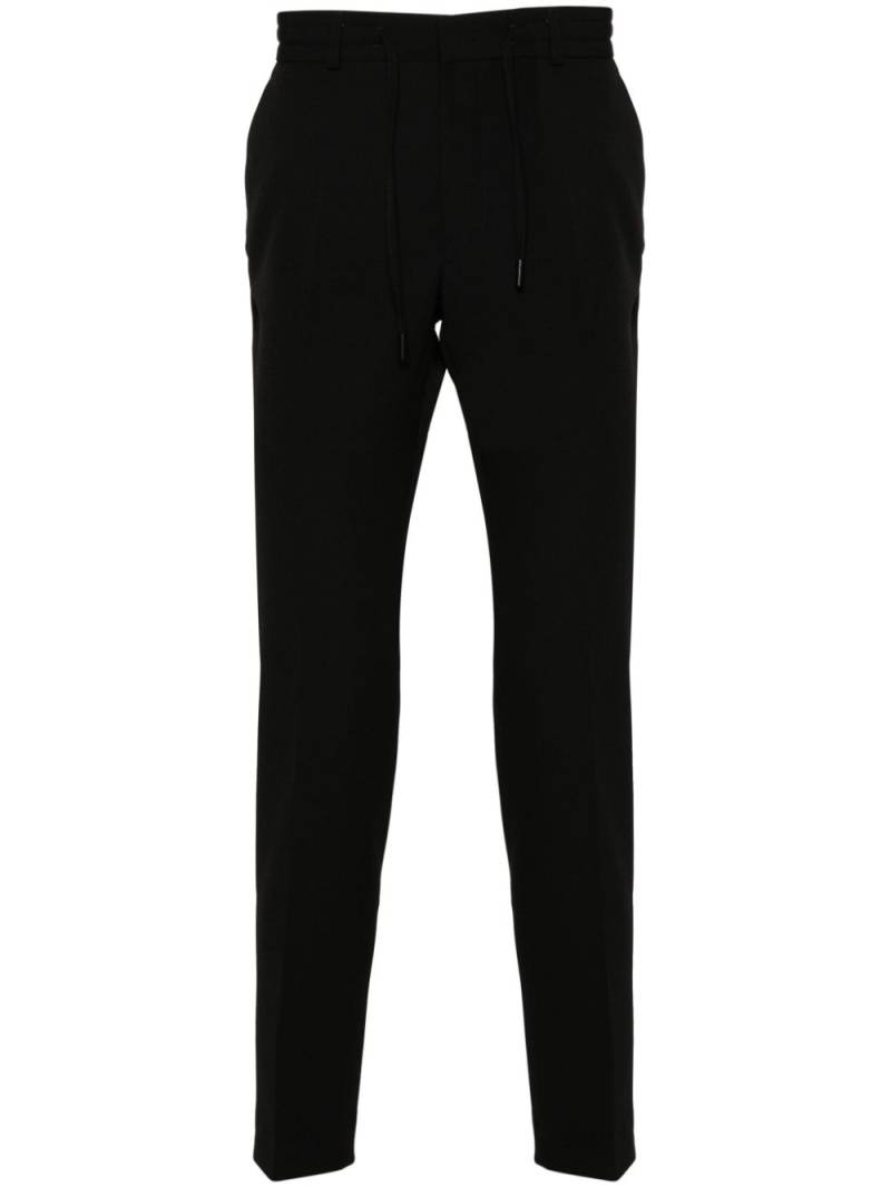 Karl Lagerfeld logo-patch trousers - Black von Karl Lagerfeld