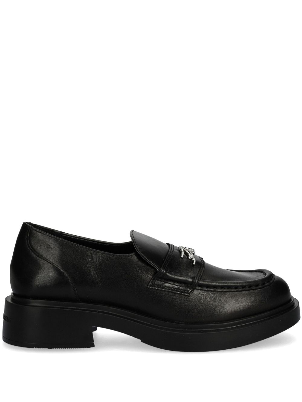 Karl Lagerfeld logo-plaque loafers - Black von Karl Lagerfeld