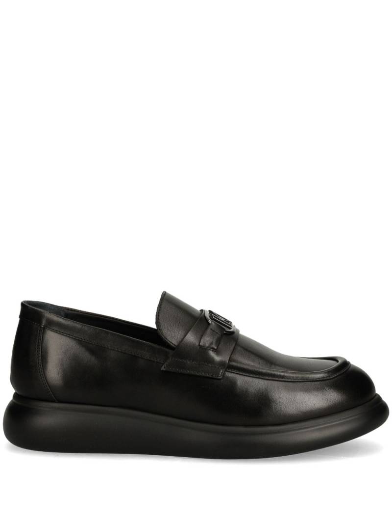 Karl Lagerfeld logo-plaque loafers - Black von Karl Lagerfeld