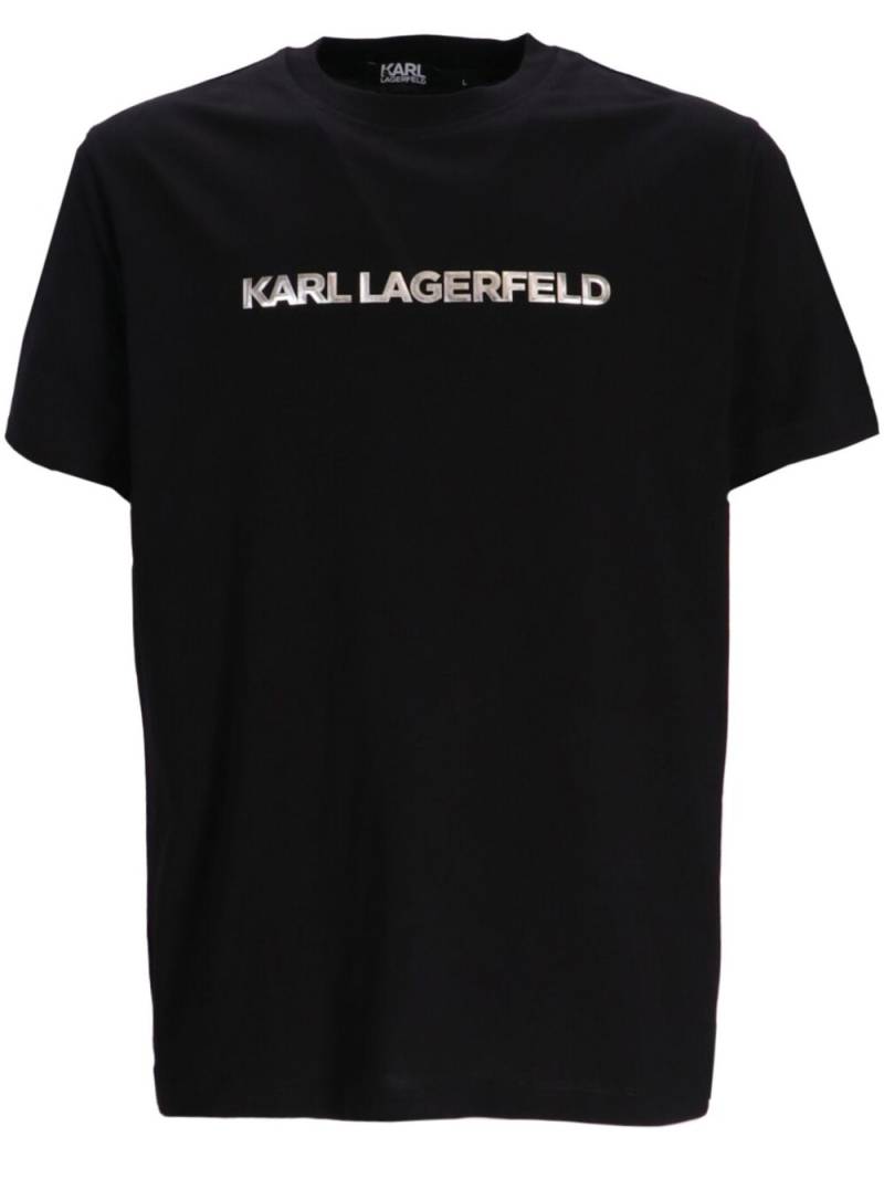 Karl Lagerfeld logo-print T-shirt - Black von Karl Lagerfeld