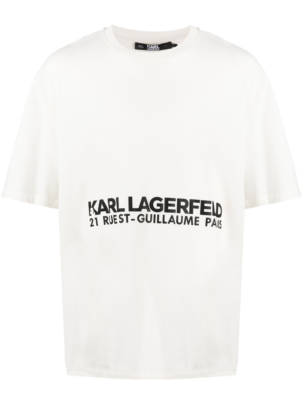 Karl Lagerfeld logo-print T-shirt - White von Karl Lagerfeld