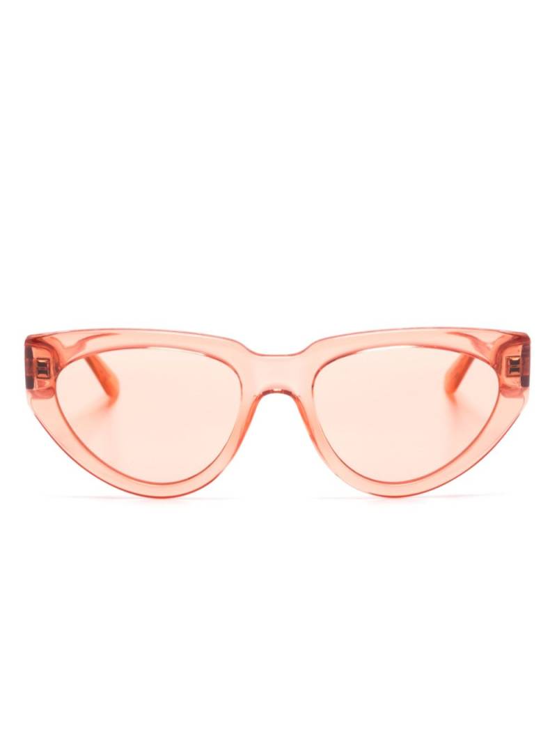 Karl Lagerfeld logo-print cat-eye sunglasses - Red von Karl Lagerfeld