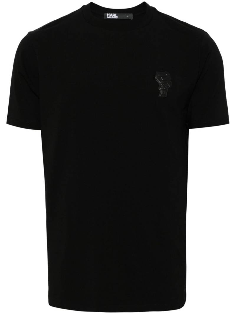 Karl Lagerfeld logo-print cotton T-shirt - Black von Karl Lagerfeld