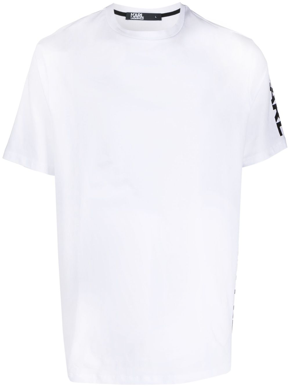 Karl Lagerfeld logo-print cotton T-shirt - White von Karl Lagerfeld