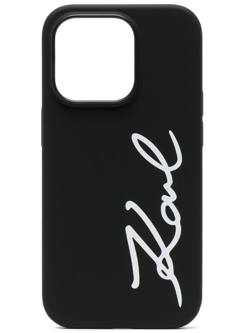 Karl Lagerfeld logo-print iPhone 14 Pro case - Black von Karl Lagerfeld