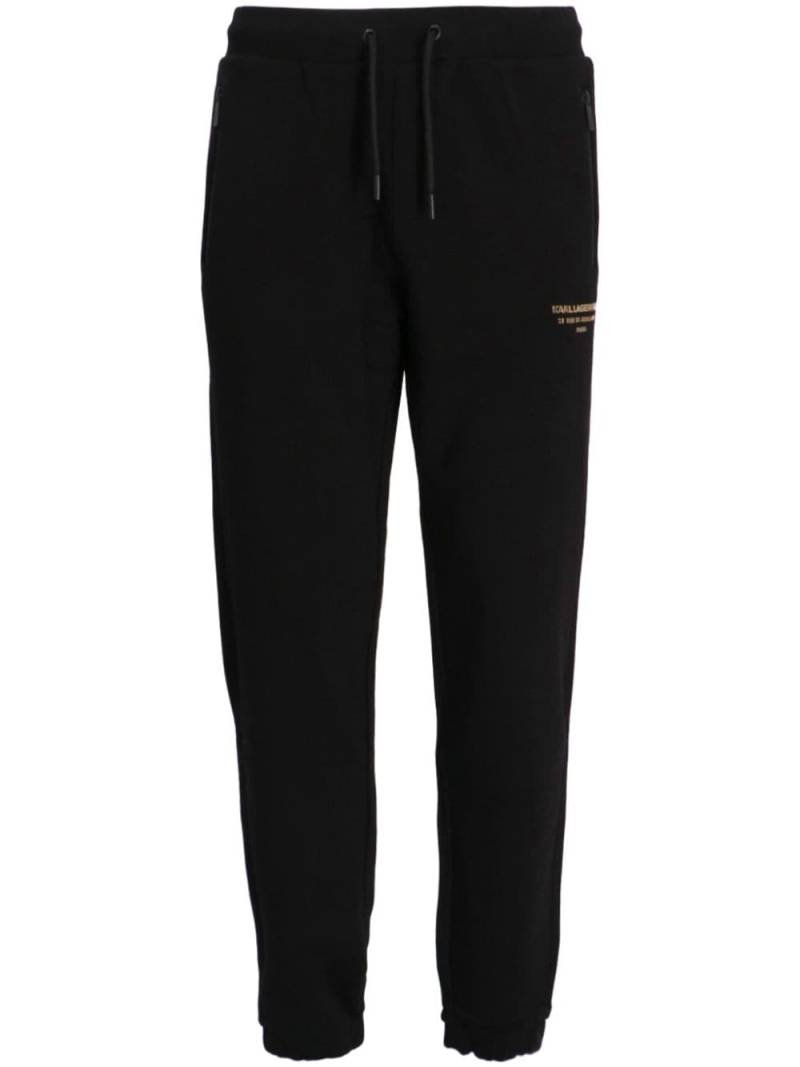 Karl Lagerfeld logo track pants - Black von Karl Lagerfeld