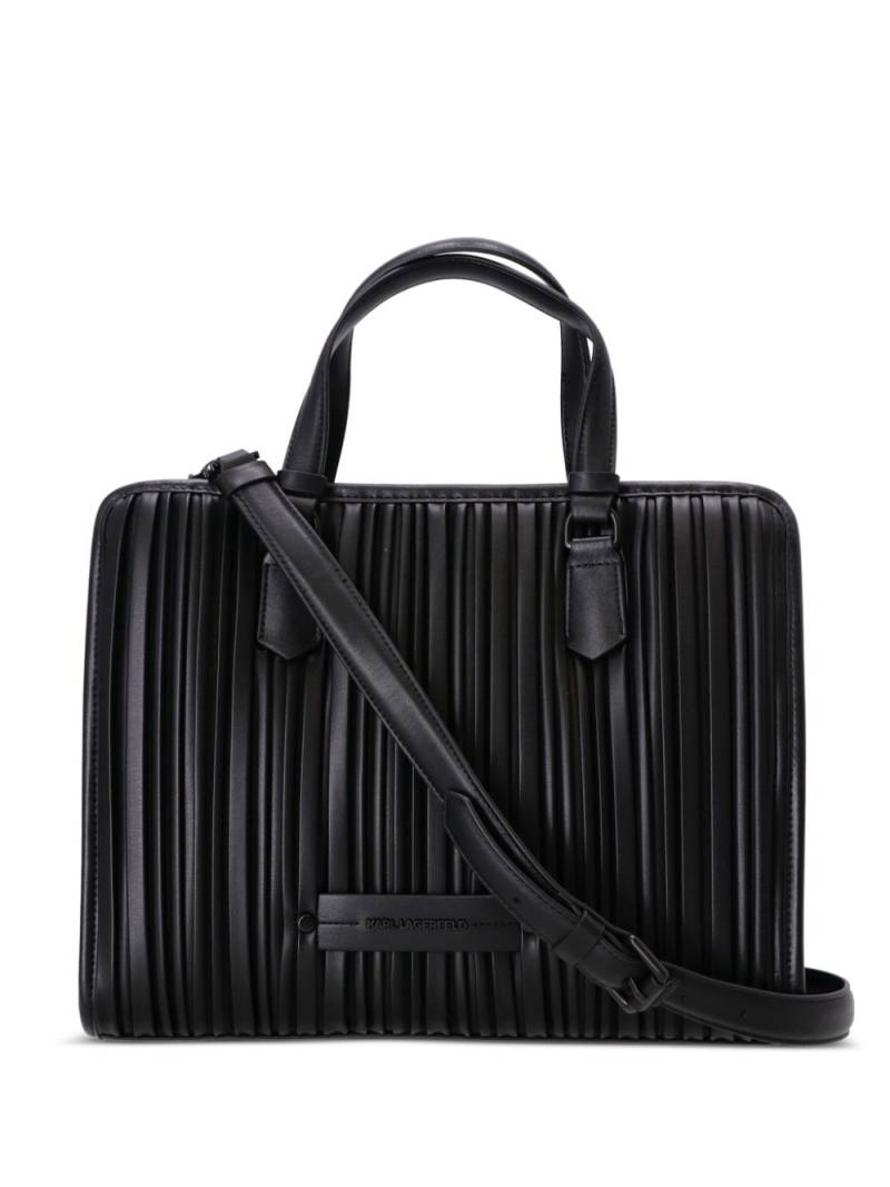 Karl Lagerfeld medium K/Kushion tote bag - Black von Karl Lagerfeld