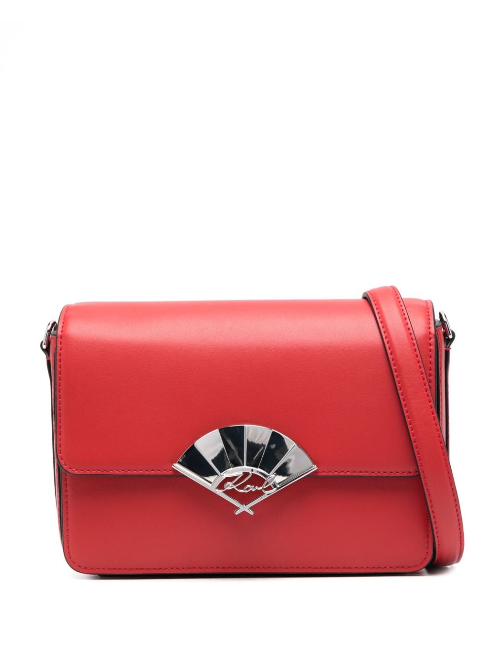 Karl Lagerfeld medium K/Signature Fan bag - Red von Karl Lagerfeld