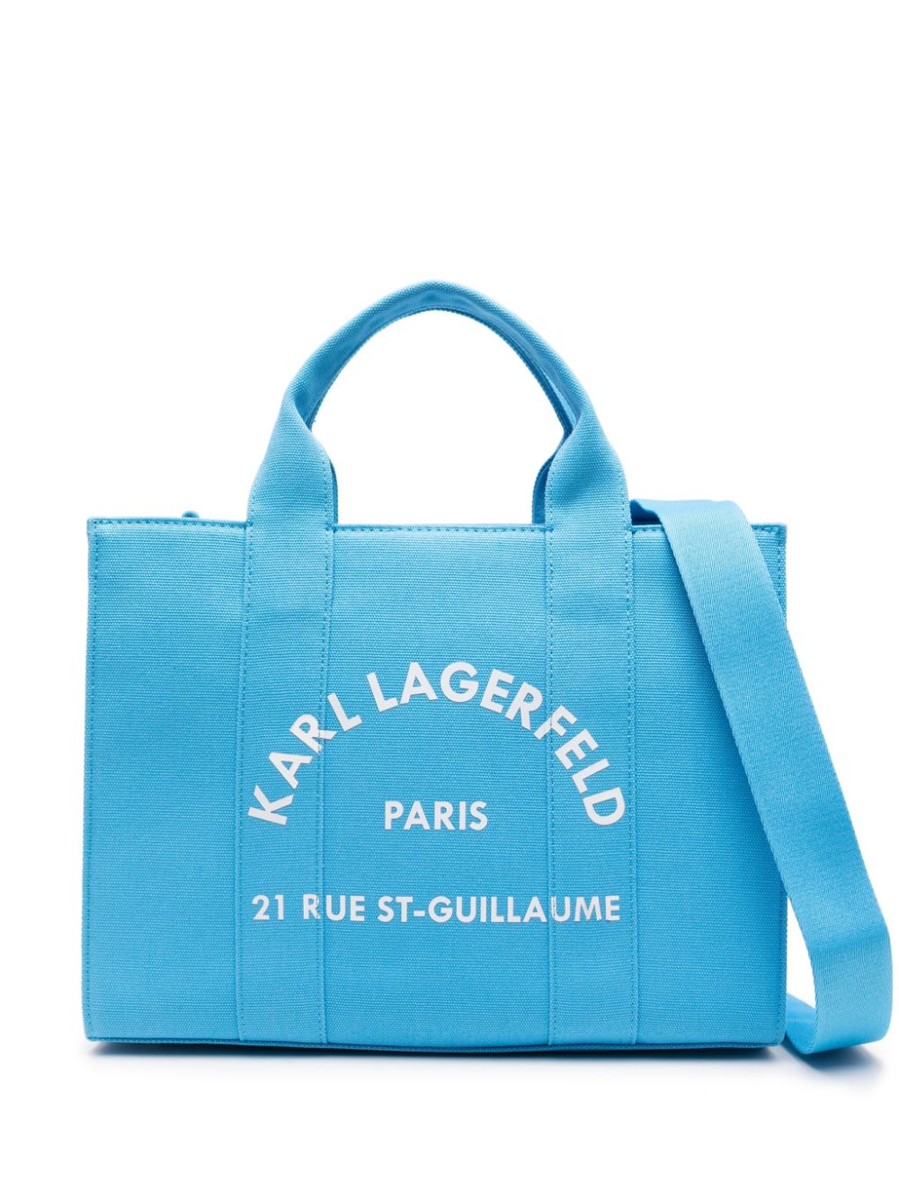 Karl Lagerfeld medium Rue St-Guillaume tote bag - Blue von Karl Lagerfeld