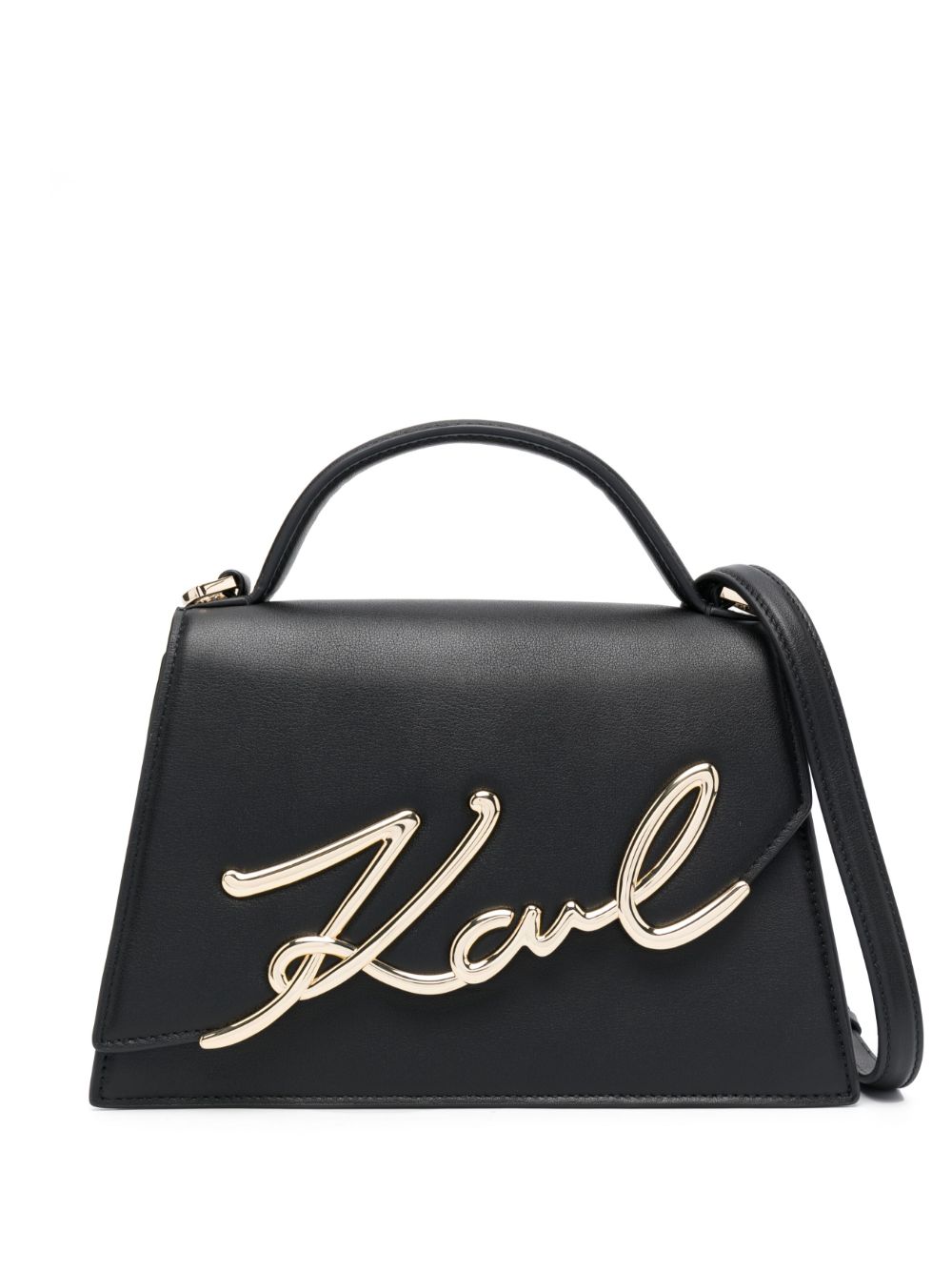 Karl Lagerfeld medium Signature leather cross body bag - 992 von Karl Lagerfeld