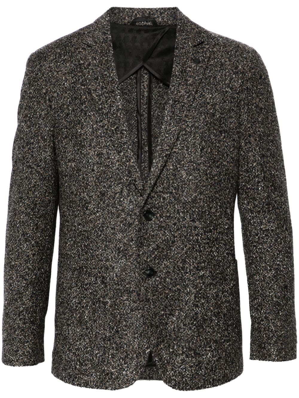 Karl Lagerfeld notched-lapels single-breasted blazer - Black von Karl Lagerfeld