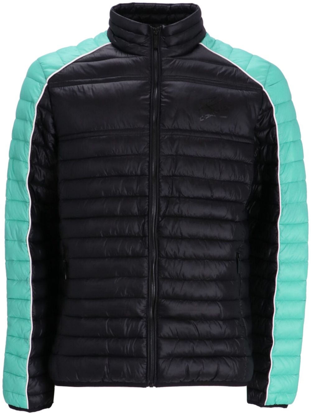 Karl Lagerfeld panelled padded jacket - Black von Karl Lagerfeld