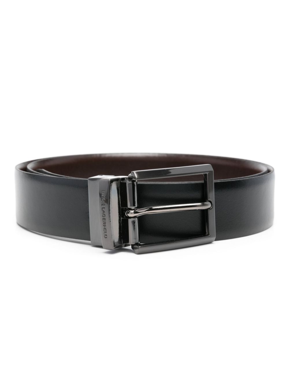 Karl Lagerfeld reversible belt - Black von Karl Lagerfeld