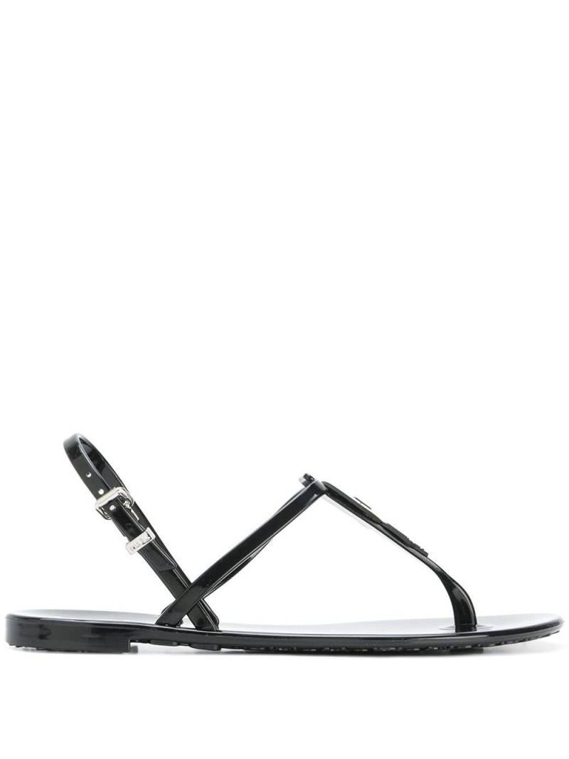 Karl Lagerfeld rubber jelly Lagerfeld sandal - Black von Karl Lagerfeld