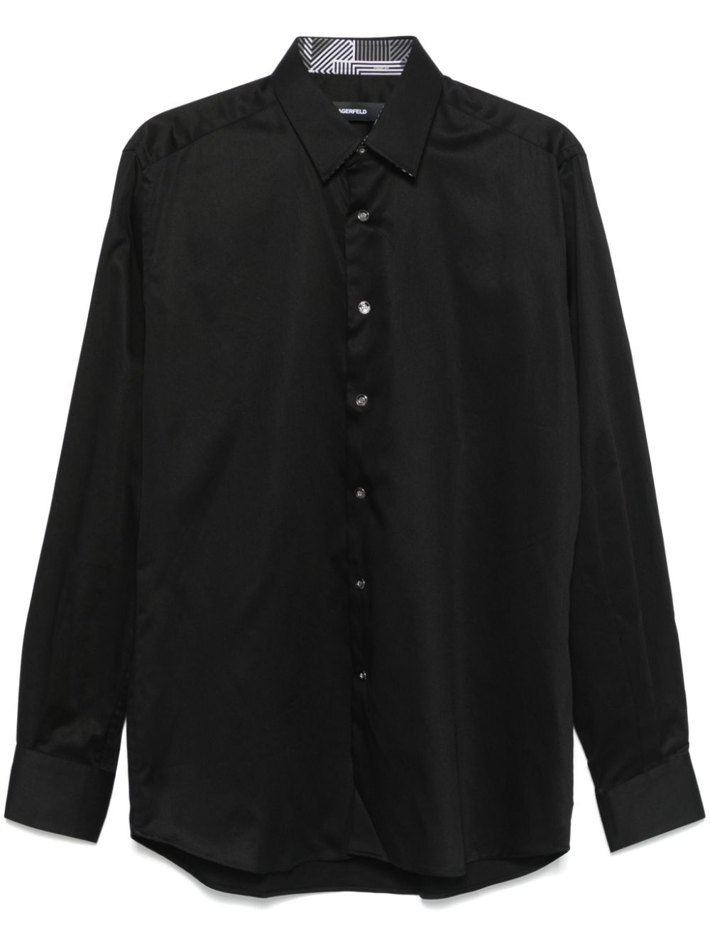 Karl Lagerfeld satin shirt - Black von Karl Lagerfeld