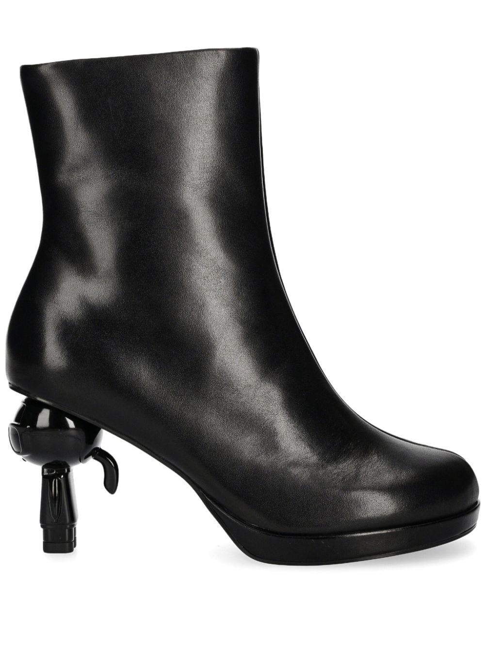 Karl Lagerfeld sculpted-heel boots - Black von Karl Lagerfeld