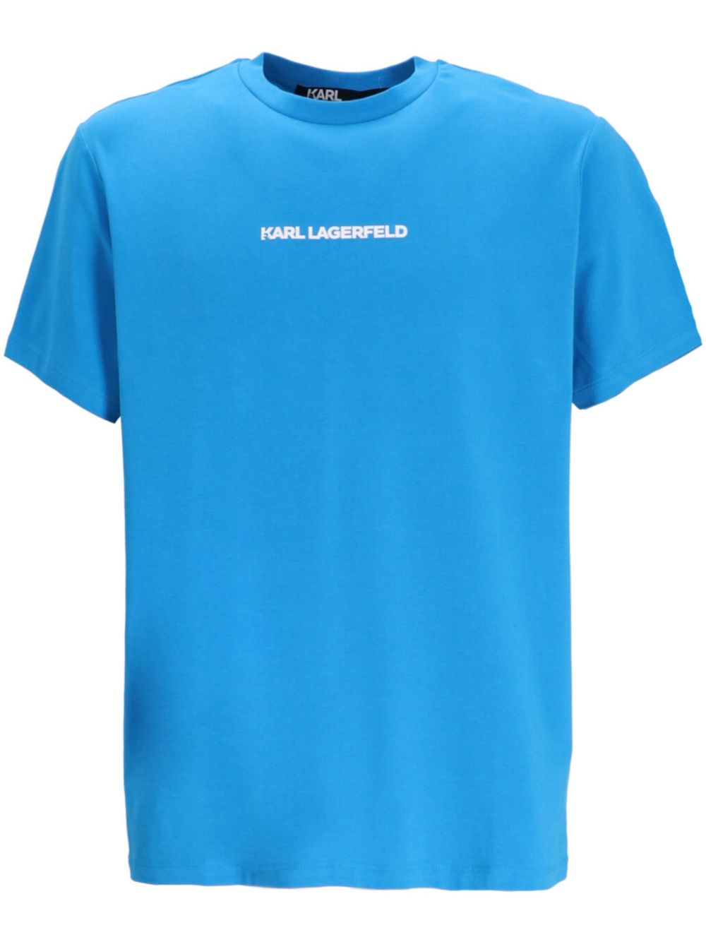 Karl Lagerfeld short-sleeve cotton T-shirt - Blue von Karl Lagerfeld